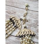 Vintage Necklace Multi Strand Shades of Yellow Photo 4