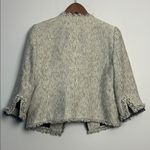 White House | Black Market | Black and White Tweed Jacket sz 8 Photo 2
