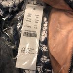 J.Crew Hipster Curved-Waist Cheeky Bikini Bottom Magnolia Floral Navy Blue XXS Photo 2