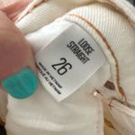 BDG  Women’s 26 Loose Straight Cream Off White Distressed Jeans Photo 5