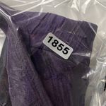 Alfred Dunner Suit Jacket Blazer Womens 12P Purple Long Sleeve Open Front Photo 7