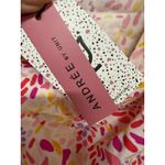 Andree by Unit Andree Boutique paisley print sleeveless blouse pink orange size Large NWT Photo 5