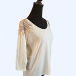 White Vintage 2000s Eyelash Couture with gold rhinestone details Size XS Photo 1