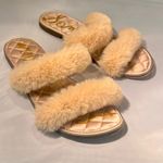 Sam Edelman  Griselda Faux Fur Slides ROSE Sandals SZ 7.5 Photo 4