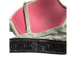 Victoria's Secret PINK Wear Everywhere Pushup Bra Size 36C Sparkle Underwire Blue Photo 7