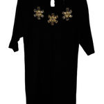 Adrienne Vittadini Adrienne‎ Vittadini Easy Luxe Beaded Neckline Tunic Sweater NWT Photo 0