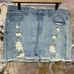 EXPRESS Trendy -  Distressed Denim Mini 12 Photo 5