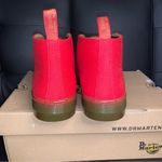 Dr. Martens Daytona Red Overdyed Twill Canvas Boots New in Box Women’s Size 11 Photo 1