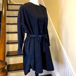 Lucky Brand  Navy Blue Long Sleeve Belted Tunic Sz Medium NWT Photo 7