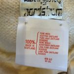 Nordstrom Vintage cream wool Scotland made Crewneck Sweater size XS Photo 5