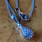 Natural Tanzanite Sterling Silver Necklace Photo 4