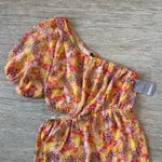 19 Cooper NWT Women’s One Shoulder Floral Cutout Printed Dress Size Large Photo 2