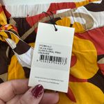 Faithfull the Brand Pants Womens Small Orange Celvia Ulani Floral Wide Leg Photo 6