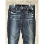 7 For All Mankind  Womens 32 High Rise Blue Ankle Skinny Denim Jeans Photo 1