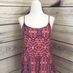 MINKPINK Red Patterned Strappy Back Tank Photo 0