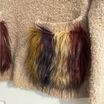 ZARA mohair unique boho sweater with fuzzy pockets Photo 1