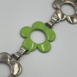 Y2K Groovy Flower Chain Belt Retro Mod Festival Colorful Metal Statement 26 Photo 4