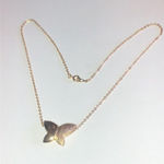 Artistry Brand Gold Tone Chunky Butterfly Pendant Boho Necklace Photo 4