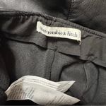 Abercrombie & Fitch  Black Faux Leather Mini Skort Skirt Size XXS Photo 7