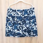 S.C.&Co. Womens Active Skort Size XL Blue Floral Stretch Athletic Sporty Casual Photo 3