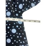 Who What Wear  Women's Navy Blue Polkadot Ruflly Bottom Dress Photo 2