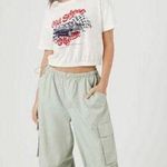 No Comment  car graphic short sleeve crop top Photo 0