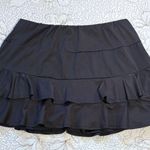 TAIL Doubles Multi Ruffle Tennis SPF 45+ protection Skirt/Skort in Black Sz L Size L Photo 12