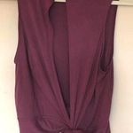 Free People Burgundy Tie Top Photo 0