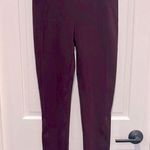 Spanx Micro Ribbed Knit Leggings Medium Fine Wine Maroon Control Top FL1815 Photo 0