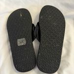 REEF EUC  Sassy Sandy Metallic Croc Embossed Photo 1