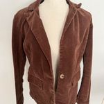Boutique chocolate brown corduroy blazer jacket Photo 2