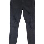 7 For All Mankind  B(air) Black Denim The Ankle Skinny Women's Size 25 Photo 0