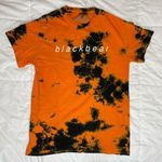 Blackbear Orange and Black Tie Dye T Shirt Photo 0