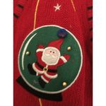 Holiday Editions Women's Button Front Ugly Christmas Sweater Vest Size Medium Photo 2