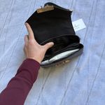 Nicole Miller NWT faux leather crossbody chain brown logo purse Photo 4