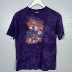 The Mountain Vintage Kids XL Women S Purple Horse Sunset Tie Dye T-Shirt Cotton Photo 0