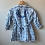 Baby Phat  Light Blue Plaid Shirt Photo 3