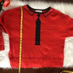 Wildfox Red Dinner Party Vintage Tie Sweater NWT Photo 4