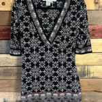 Max Studio Black And White Tunic Size Small Photo 0