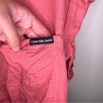 Calvin Klein NWT Jeans Tencel Button Down Collared Sleeveless Top Savannah 3X Photo 5