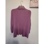 Coldwater Creek  Purple Cardigan Open Front 3/4 Sleeves Size Medium Photo 3