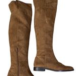 Ann Taylor OTN Boot Brown Suede Flat Size 8 Almond Toe Photo 5