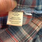 Cloth & Stone Anthropologie  Aberdeen Plaid Fringe Hem Button Down Top Size XS Photo 14