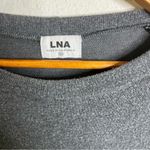 LNA  Revolve Black Gray Colorblock Long Sleeve Knit Top Size XS Photo 4
