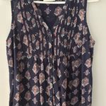 Maeve  Sleeveless Button Up Top. Pleated.‎ Sz. S. Photo 0