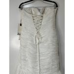 Mac Duggal  Bustier Gown White Beaded Embellishments Size 10 NWT 64330 Wedding Photo 12