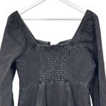Future Collective Black Denim Long Sleeve Bustier Zipper Dress Size 14 NWT Photo 10