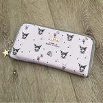 Sanrio Kuromi  purple cute pastel long wallet Photo 0