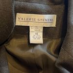 Valerie Stevens Vintage Cashmere Wool Soft Open Blazer Jacket Green Pockets 14 Photo 6