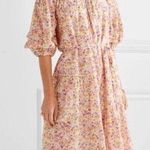Apiece Apart super soft 100% cotton and silk floral midi dress Photo 0